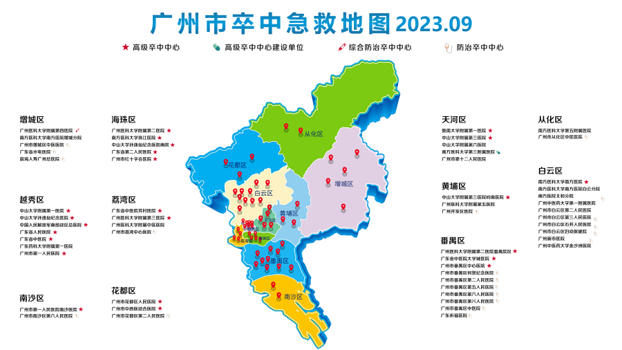 入选！广州市卒中急救地图正式发布