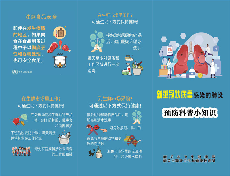 新型冠状病毒感染的肺炎预防健康科普小知识