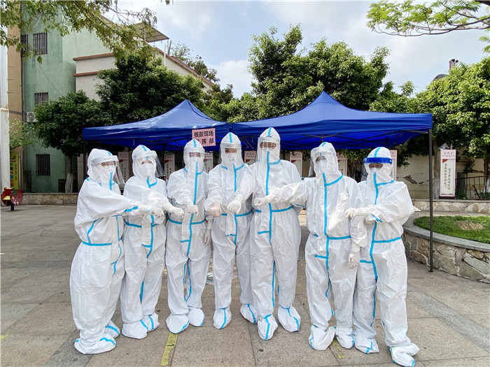 “疫”线出击丨广东祈福医院400医护支援番禺大规模核酸检测