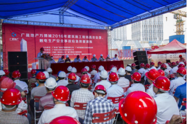 生产安全事故应急救援演练 广东祈福医院力筑施工安全防线
